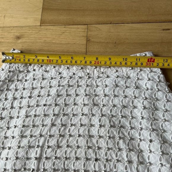 MICHAEL Michael Kors eyelet and beads embellished mini skirt - Picture 5 of 6